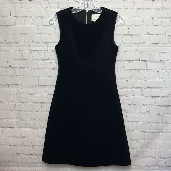 Kate Spade New York Stretch Crepe Black Dress - Picture 2 of 13